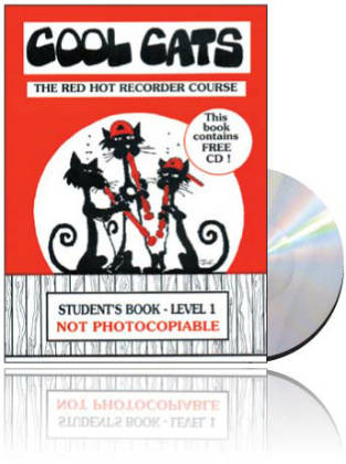 Cool Cats Recorder Course -Lev.1 - Student Bk & CD RRP$15.99 NOW$12