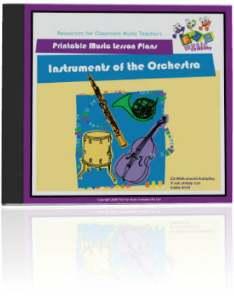 Fun Music Company - Instruments of the Orchestra CDROM RRP $39.95 Now $31