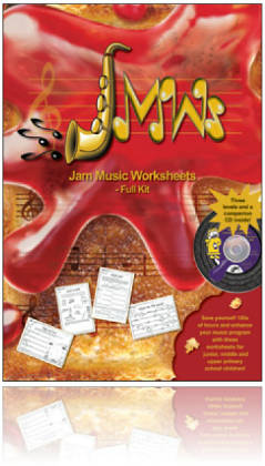 Jam Music Worksheets - All-in-one Book & CD RRP $99 Now $69
